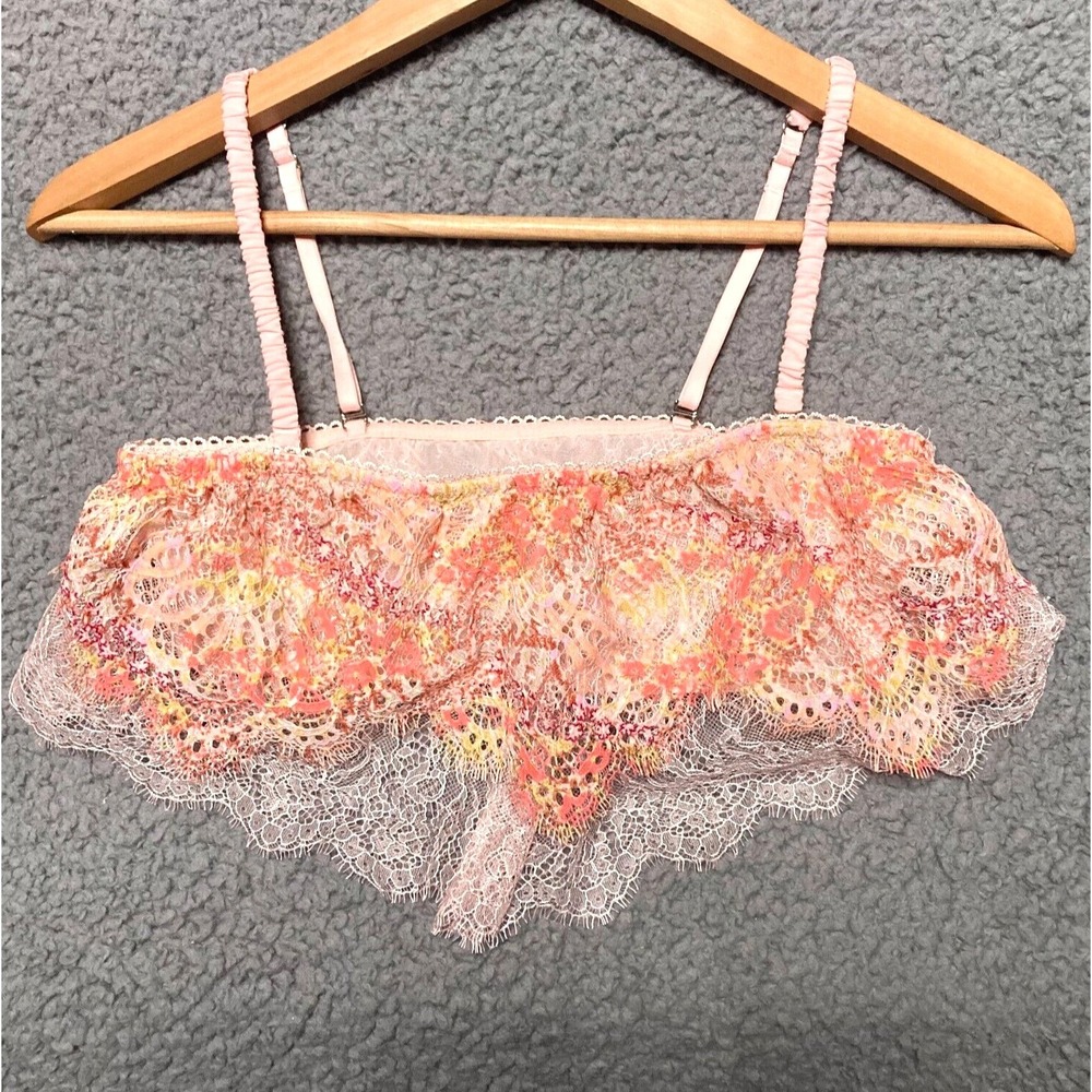 Victoria Secret Fairy Dream Angel Cami Bralette Lace Bustier Top Bra Women M NWT
